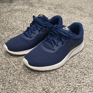 Blue Nike shoes 8.5